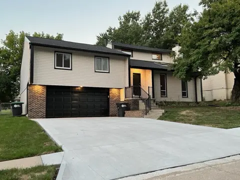 Split-level home in Lincoln, Nebraska after a roof repair