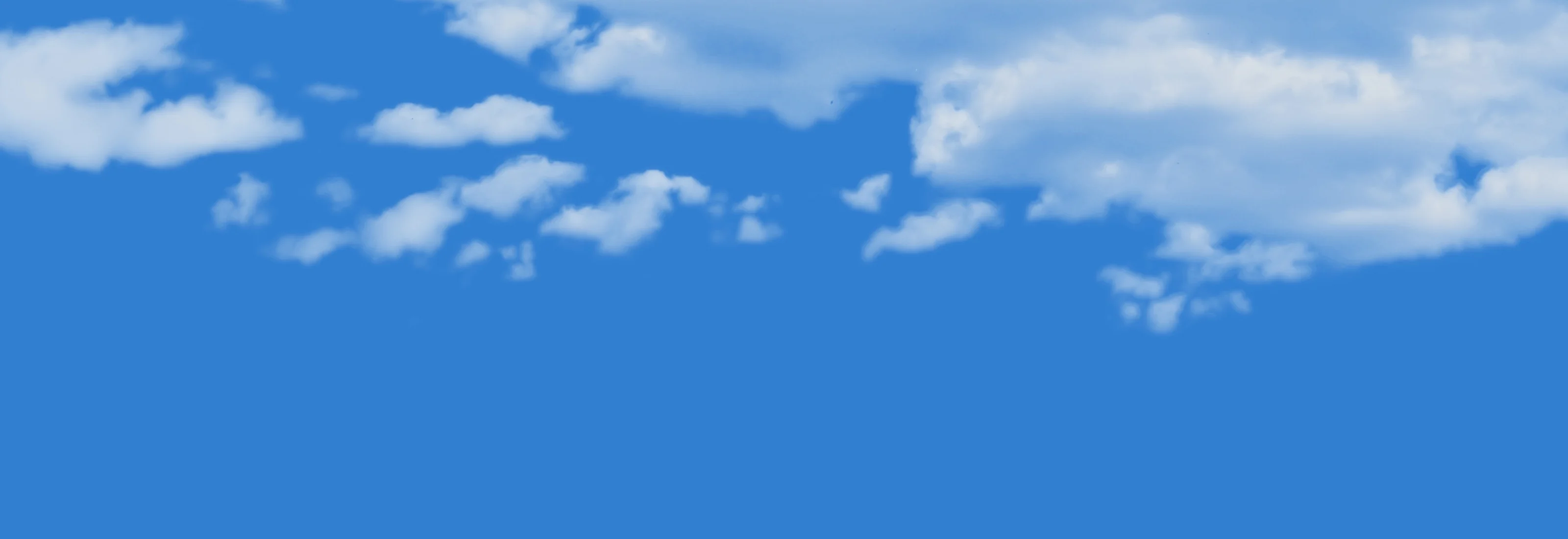 Blue sky with clouds
